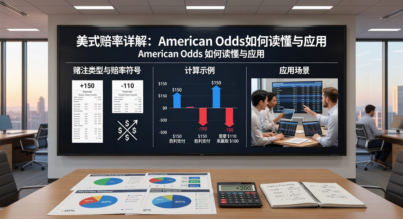 美式赔率 american odds：换算规则与实战判断